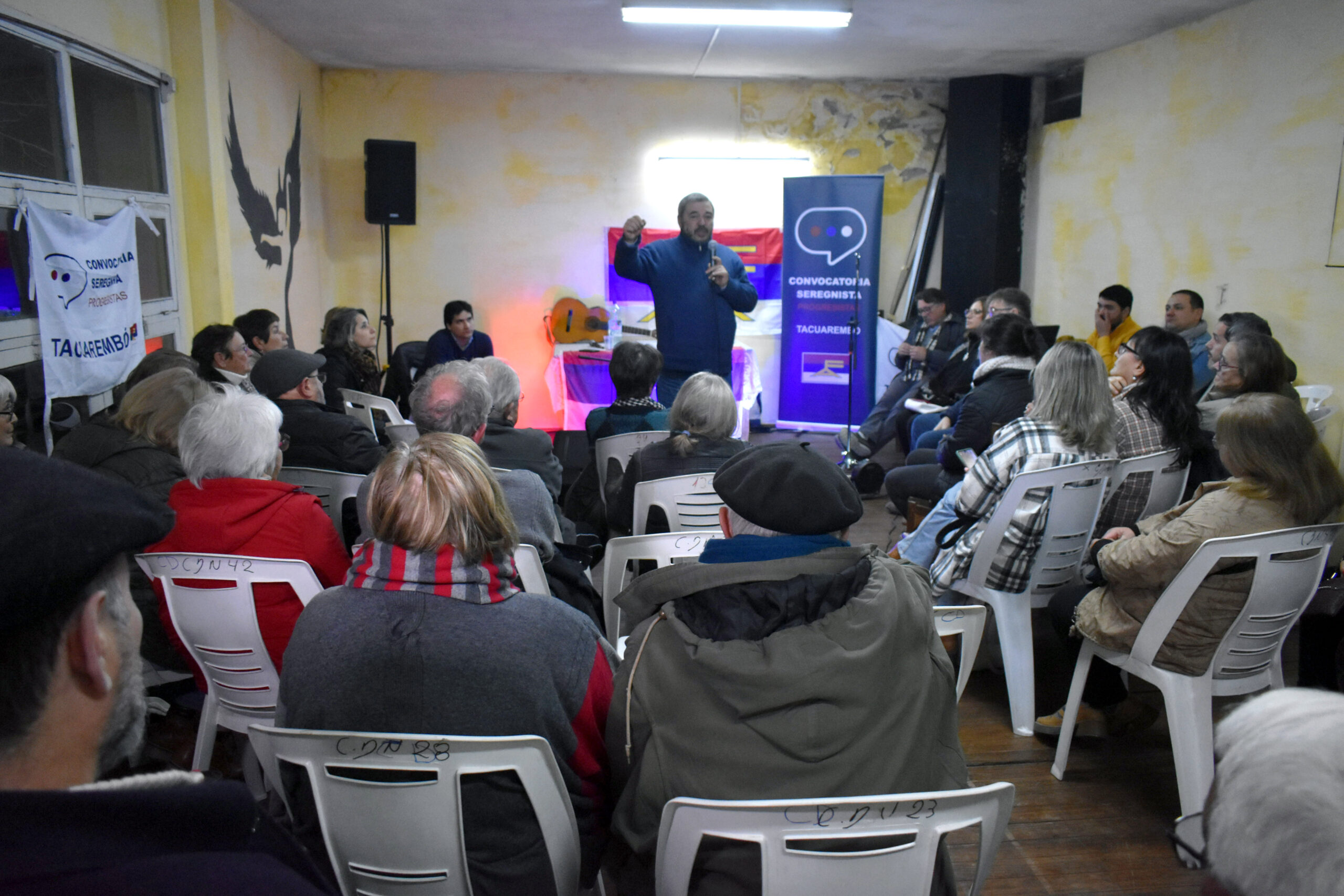 Mario Bergara recorrió Tacuarembó: inseguridad y desempleo en el centro del debate.