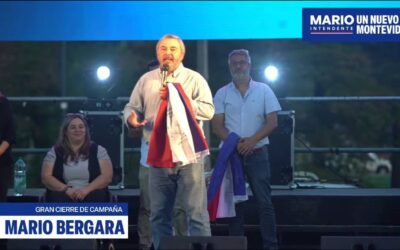 Un cierre a pura emoción: «Vamos a construir juntos un nuevo Montevideo», aseguró Bergara