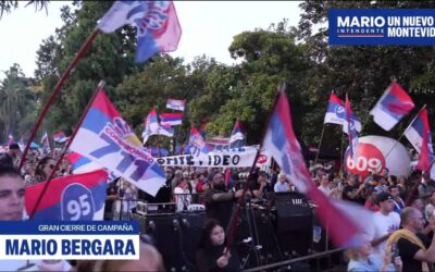 Una multitud plena de alegría y entusiasmo acompañó a Mario en el cierre de su campaña