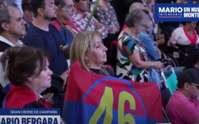 Fernando Pereira cerró campaña junto a Mario Bergara: “El 11 de mayo gana el Frente Amplio y vuelve a gobernar Montevideo”