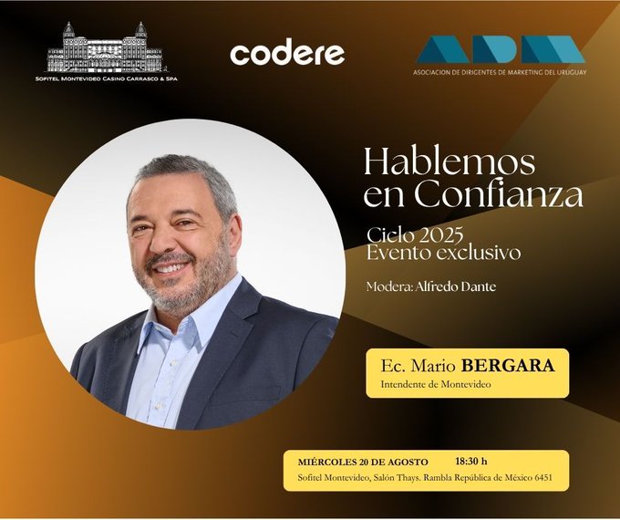 Bergara anunció un Gabinete de Inversiones para que los tiempos de la intendencia sean más cortos y eficientes